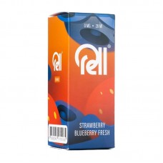 МК Жидкость Rell Salt Orange Strawberry Blueberry Fresh (Клубника черника) 0% 28 мл PG 50 | VG 50