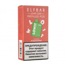 МК Электронная pod система Elfbar Lowit Ягодный Микс (1 картридж) 5500 затяжек