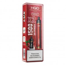 МК Электронная pod система HQD LUX 850 mAh Барбарис (2 картриджа) 1500 затяжек