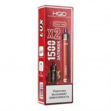 МК Электронная pod система HQD LUX 850 mAh Вишня Кола (2 картриджа) 1500 затяжек