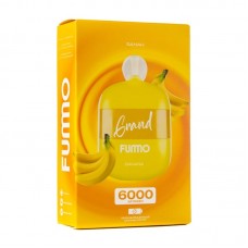 Одноразовая электронная сигарета Fumo Grand Banana (Банан) 6000 затяжек