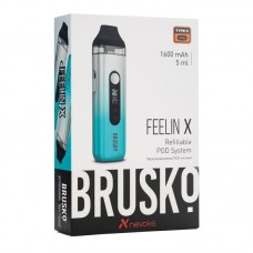 Электронная pod система Brusko Feelin X 1600 mAh Бело бирюзовый