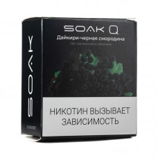 Упаковка сменных картриджей Soak Q Дайкири Черная Смородина 4, 8 мл 2% (Предзаправленный картридж) (В упаковке 2 шт)