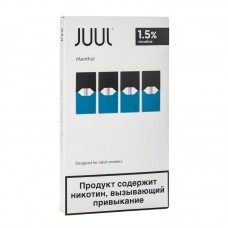 Juul Mentol 1.5% 4шт.