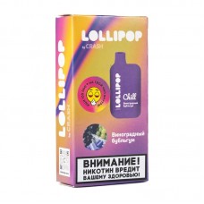 Одноразовая электронная сигарета Crash Lollipop Chill Виноградный Бубльгум 5500 затяжек