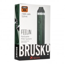 Электронная pod система Brusko Feelin 1000 mAh Темно зеленый