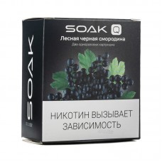 Упаковка сменных картриджей Soak Q Лесная черная смородина 4,8 мл 2% (Предзаправленный картридж) (В упаковке 2 шт)