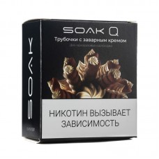 Упаковка сменных картриджей Soak Q Трубочки с заварным кремом 4, 8 мл 2% (Предзаправленный картридж) (В упаковке 2 шт)