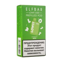 МК Электронная pod система Elfbar Lowit Мята (1 картридж) 5500 затяжек