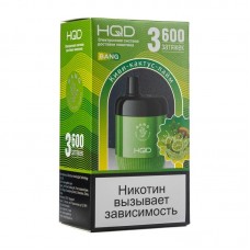 МК Одноразовая электронная сигарета HQD BANG Киви Кактус Лайм 3600 затяжек