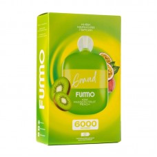 Одноразовая электронная сигарета Fumo Grand Kiwi Passion Fruit Peach (Киви маракуйя персик) 6000 затяжек