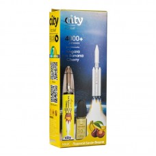 Одноразовая Электронная сигарета City Rocket Angara Ice Banana Cherry (Ледяной банан вишня) 4000 затяжек