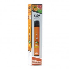 Одноразовая Электронная сигарета City Subway Tokyo Mint Orange Grapefruit Lime (Токио мята апельсин лайм грейпфрут) 900  затяжек