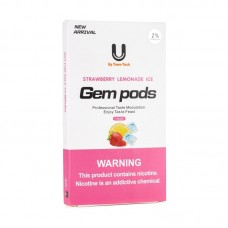 Картриджи для Juul Gem Pods Strawberry Lemonade (Клубничный лимонад) 2% 4 шт