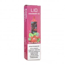 Одноразовая Электронная сигарета iJOY Lio Boom Strawberry ice (Клубника Лед) 3500 затяжек