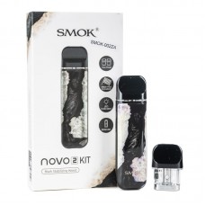 POD Система Набор SMOK NOVO 2 Kit 800mAh Black Stabilizing Wood